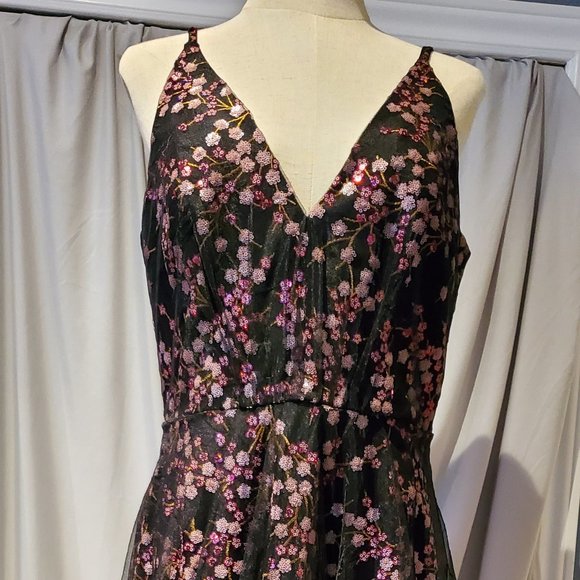 NWT Dress The Population A Line, fitted bodice cocktail length dress - Picture 5 of 12